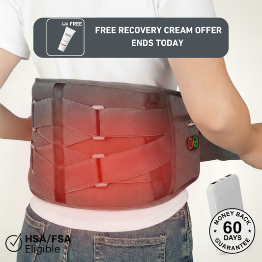 6-in-1 ThermaWrap Back Massager with Vibration Therapy